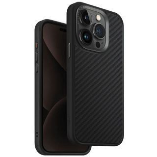 - UNIQ UNIQ etui Keva iPhone 15 Pro 6.1'' Magclick Charging czarny / carbon black melns