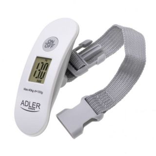 - Adler | Travel Luggage Scale | AD 8189 | Maximum weight  capacity  40 kg | Accuracy 100 g | White