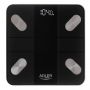- Adler Smart Bathroom Scale | AD 8186b | Maximum weight  capacity  180 kg | Accuracy 100 g | Body Mass Index  BMI  measuring | Black