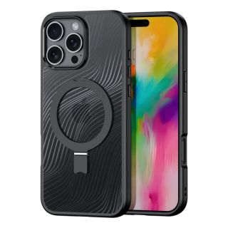 -&nbsp;Dux Ducis Dux Ducis Aimo Case with MagSafe and Stand for iPhone 16 Pro Max Black