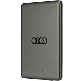 Audi Audi Powerbank Audi Big Logo MagSafe inductive 15W 5000mAh - gray pelēks