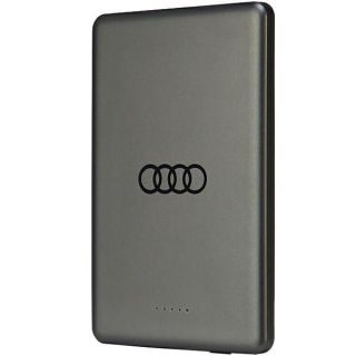 Audi&nbsp;Audi Powerbank Audi Big Logo MagSafe inductive 15W 5000mAh - gray