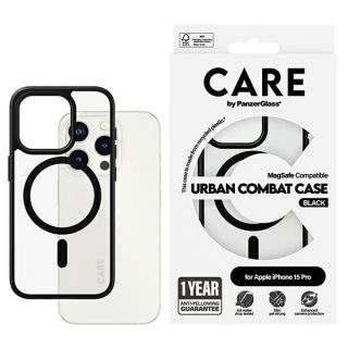 -&nbsp;Panzer Glass CARE by PanzerGlass Urban Combat Case MagSafe for iPhone 15 Pro Black