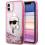 - Karl Karl Glitter Karl Head iPhone 11 / XR Case Pink