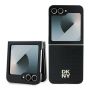 DKNY DKNY DKNY Repeat Pattern Stack Logo Case for Samsung Galaxy Z Flip6 - Black