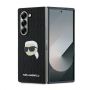 - Karl Karl Saffiano Monogram Head Pin Case for Galaxy Z Fold 6 Black