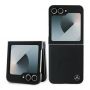 - Mercedes-Benz Mercedes Leather Wood Imitation MagSafe Case for Galaxy Z Flip 6 Black