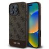 Aksesuāri Mob. & Vied. telefoniem Apple Apple - Guess PU 4G Stripe Case for iPhone 16 Pro Brown brūns 