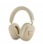 - - Guess Saffiano PU Leather Triangle Logo Wireless Headhones Gold