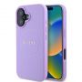 Apple Guess Apple Guess PU Grained Classic Logo MagSafe Case for iPhone 16 Purple