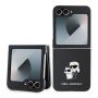 - Karl Lagerfeld - Karl Lagerfeld PU Saffiano Karl and Choupette Case for Samsung Galaxy Z Flip 6 Black