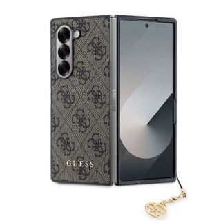 GUESS&nbsp;Guess - Guess 4G Charm Case for Samsung Galaxy Z Fold 6 Brown
