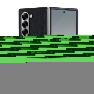 -&nbsp;Karl Lagerfeld - Karl Lagerfeld PU Saffiano Monogram Karl Head Case for Samsung Galaxy Z Fold 6 Black