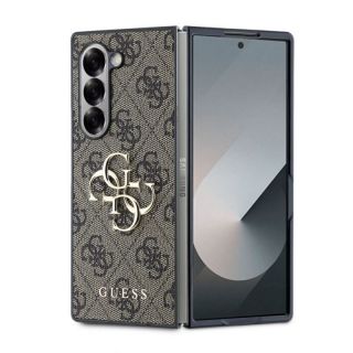 GUESS&nbsp;Guess - Guess PU 4G Metal Logo Case for Samsung Galaxy Z Fold 6 Brown