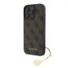 Aksesuāri Mob. & Vied. telefoniem GUESS 4G Charm Case for iPhone 16 Pro Max Tone on Tone Brown 
