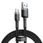 Baseus Cafule cable USB-C 3A 0.5m  Gray+Black