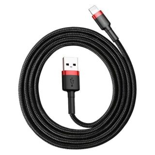 Baseus&nbsp;Cafule USB Lightning Cable 2,4A 0,5m  Red+Black