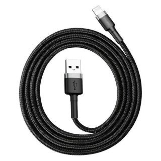 Baseus&nbsp;Cafule USB Lightning Cable 2.4A 0.5m  Gray+Black