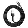 Baseus Cafule USB Lightning Cable 2,4A 1m  Gray+Black