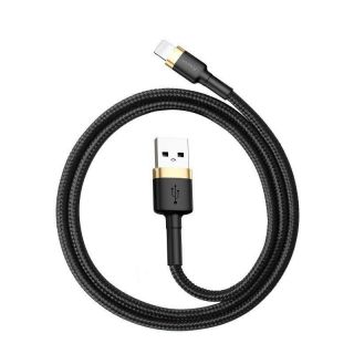 Baseus&nbsp;Cafule Cable USB Lightning 1.5 A 2m  Gold+Black