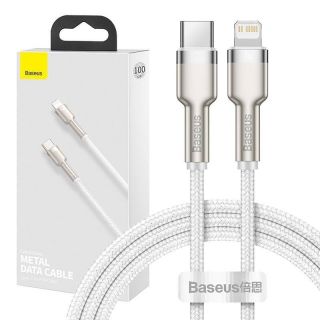 Baseus&nbsp;USB-C cable for Lightning Cafule, PD, 20W, 1m  white