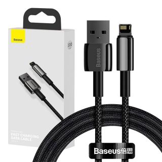 Baseus&nbsp;Tungsten Gold Cable USB to iP 2.4A 1m  black