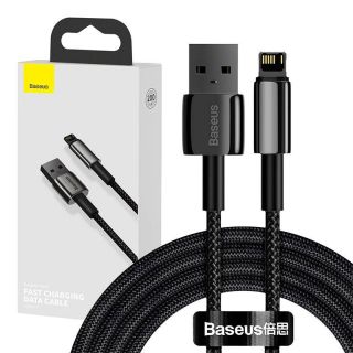 Baseus&nbsp;Tungsten Gold Cable USB to iP 2.4A 2m  black