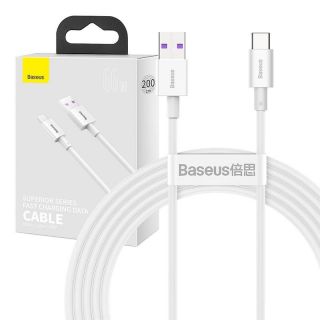 Baseus&nbsp;Superior Series Cable USB to USB-C, 66W, 2m  white