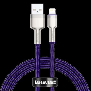 Baseus&nbsp;USB cable for Lightning Cafule, 2.4A, 1m  purple