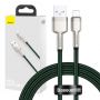 Baseus USB cable for Lightning Cafule, 2.4A, 1m  green