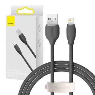 Baseus&nbsp;Jelly cable USB to Lightning, 2,4A, 1,2m  black