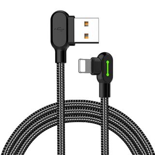 -&nbsp;Mcdodo Angle USB Lightning Cable Mcdodo CA-4671 LED, 1.2m  Black