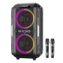 - W-KING Wireless Bluetooth Speaker W-KING T9 Pro 120W + 2 microphones  black