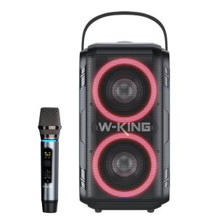 - W-KING Wireless Bluetooth Speaker W-KING T9 60W  black  + microphone