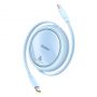 Baseus USB Cable Free2Pull USB-C to iP 20W 1m  blue
