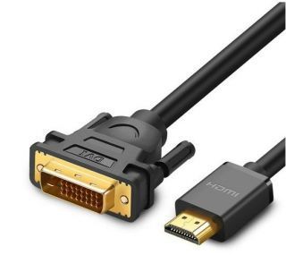 - iLike 
 
 Ugreen cable HDMI DVI 4K 60Hz 30AWG cable 1m 
 Black melns