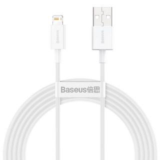 Baseus&nbsp;Baseus Baseus Superior USB - Lightning 2.4A 2 m cable White  CALYS-C02