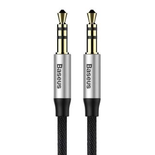 Baseus&nbsp;Baseus Baseus Yiven Audio Cable mini jack 3,5mm AUX, 1m  Black+Silver