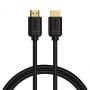 Baseus 2x HDMI 2.0 4K 60Hz Cable, 3D, HDR, 18Gbps, 1m  black