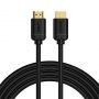 Baseus 2x HDMI 2.0 4K 60Hz Cable, 3D, HDR, 18Gbps, 3m  black