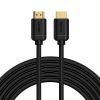 Bezvadu ierīces un gadžeti Baseus 2x HDMI 2.0 4K 60Hz Cable, 3D, HDR, 18Gbps, 5m  black 
