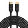 Baseus 2x HDMI 2.0 4K 30Hz Cable, 3D, HDR, 18Gbps, 8m  black