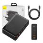 Baseus Travel Charger GaN2 Pro Quick 2x USB + 2x USB-C, 100W, EU  Black