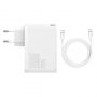 Baseus Travel Charger GaN2 Pro Quick 2x USB + 2x USB-C, 100W, EU  white