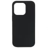 Aksesuāri Mob. & Vied. telefoniem Evelatus iPhone 14 Pro 6.1 Premium Soft Touch Silicone Case Black melns 