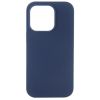Аксессуары Моб. & Смарт. телефонам Evelatus iPhone 14 Pro 6.1 Premium mix solid Soft Touch Silicone case Deep Navy Безпроводные зарядки (Индуктивные)