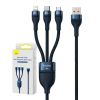 Bezvadu ierīces un gadžeti Baseus 3in1 USB cable Flash Series, USB-C + micro USB + Lightning, 100W, 1.2m...» 