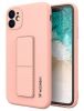 Аксессуары Моб. & Смарт. телефонам - Galaxy A22 5G Kickstand Case Silicone Stand Cover Pink rozā 