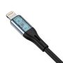 Vipfan Cable VFAN L05 Lightning to mini jack 3.5mm AUX, 1m  gray