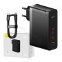Baseus Wall charger GaN5 Pro 2xUSB-C + USB, 140W  black